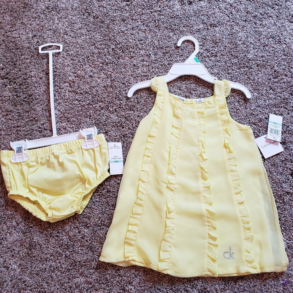 Calvin Klein infant dress- New w Tags -18 months